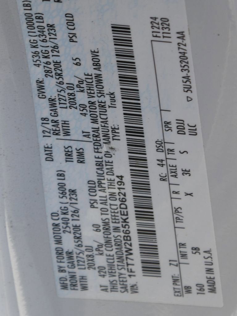 2019 Ford Super Duty F-250 SRW XL