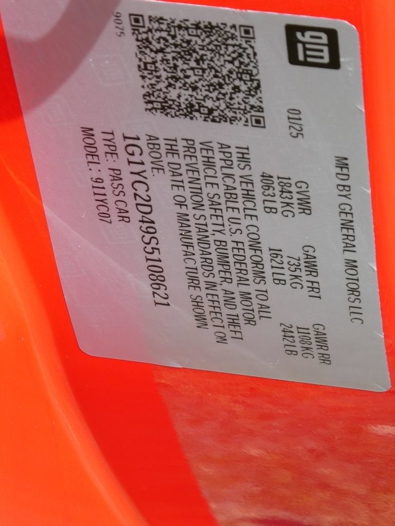 2025 Chevrolet Corvette Stingray 3LT