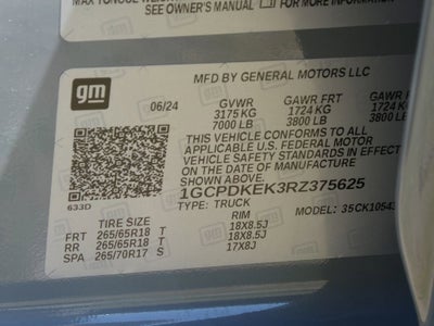 2024 Chevrolet Silverado 1500 LT (2FL)