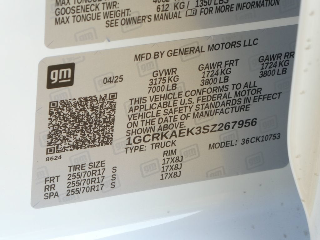 2025 Chevrolet Silverado 1500 WT