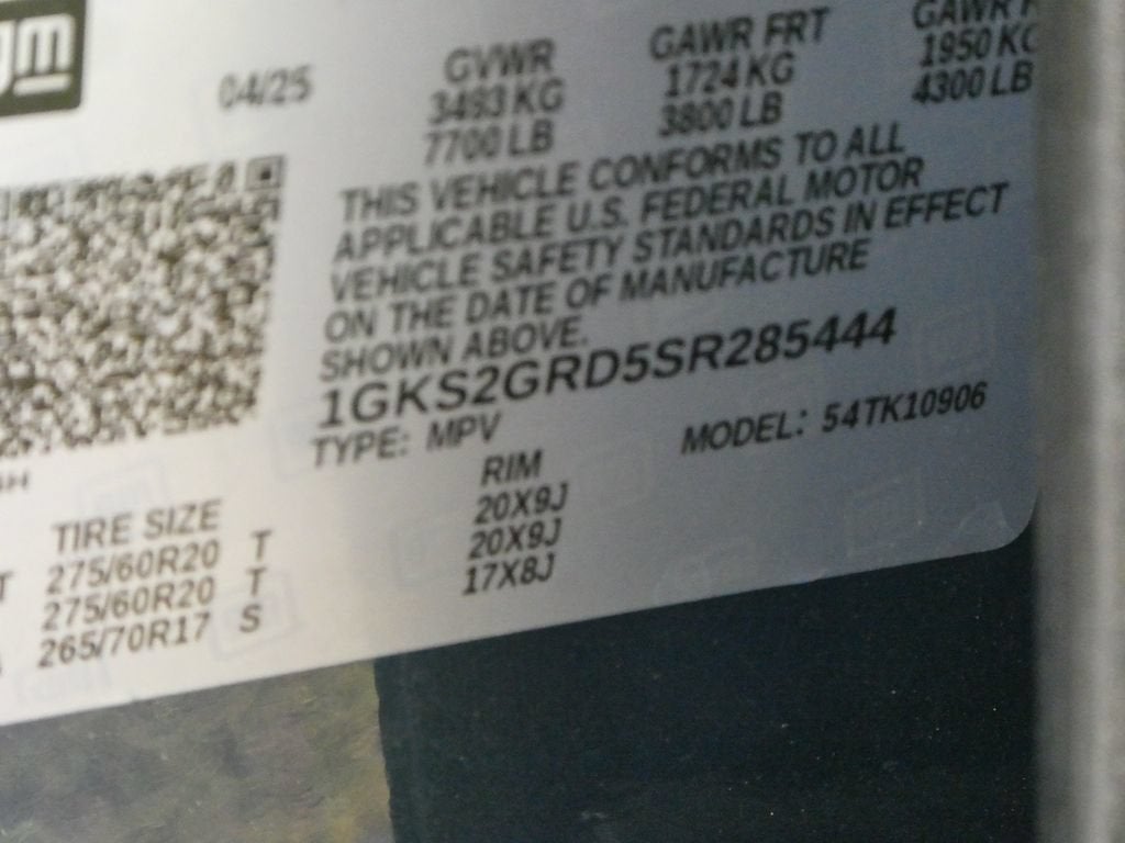 2025 GMC Yukon XL Elevation