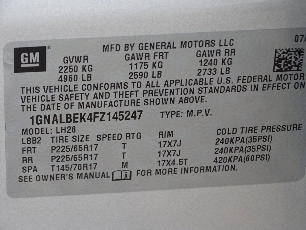 2015 Chevrolet Equinox LT