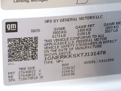 2026 Chevrolet Traverse High Country