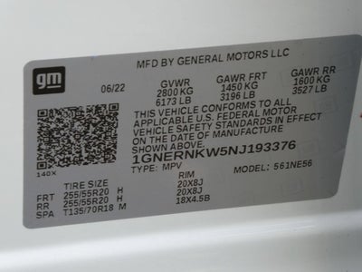 2022 Chevrolet Traverse High Country