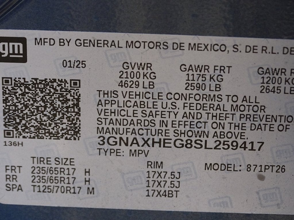 2025 Chevrolet Equinox LT