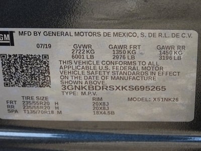 2019 Chevrolet Blazer DK GLVNZ/LT GLVNZ LTH-APT