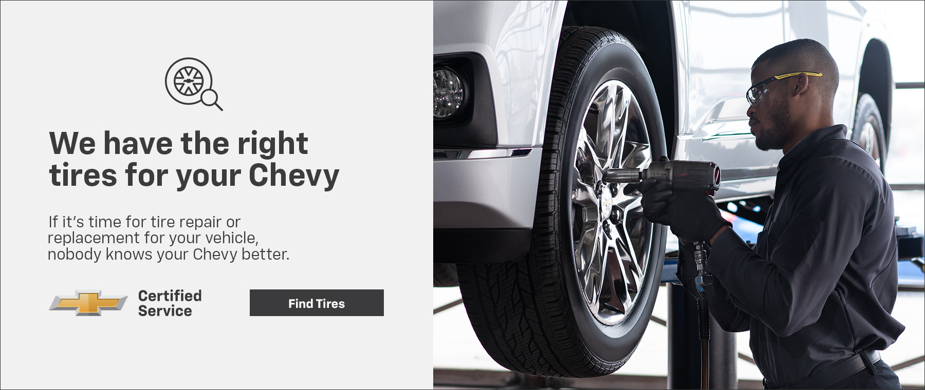 We have the right tires for your Chevy at OBX Chevrolet in KITTY HAWK 