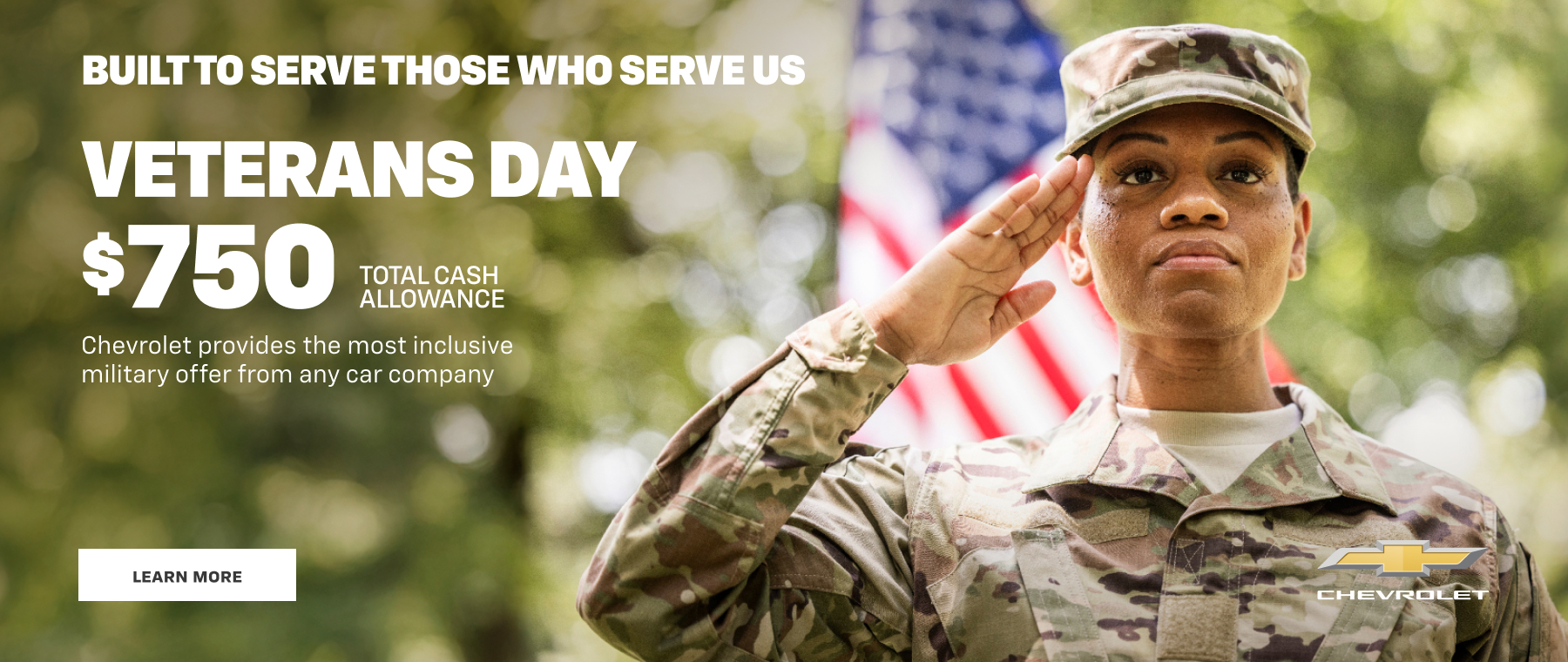 Veterans Day at OBX Chevrolet in KITTY HAWK NC