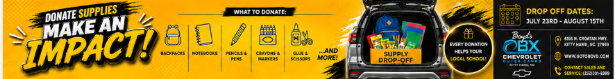 Donate school supplies