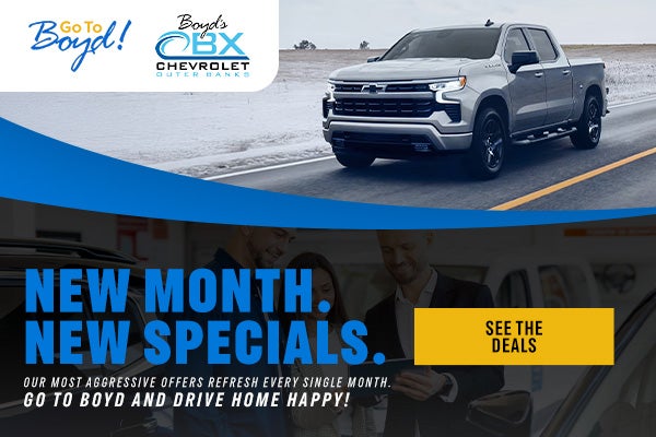 Monthly New Specials